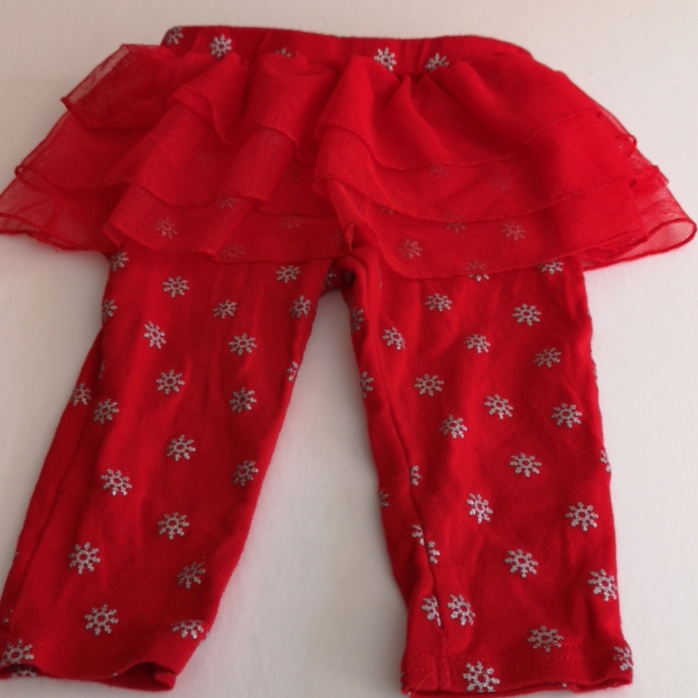 Snowflake Leggings with mesh skirt